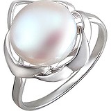 Женское серебряное кольцо с культив. жемчугом, 1611965