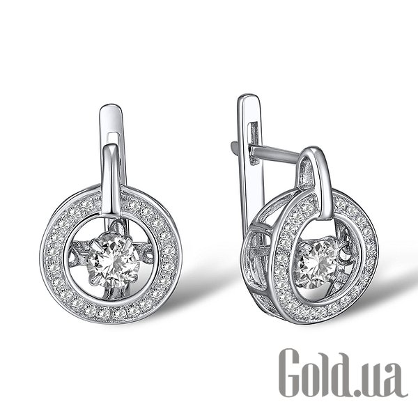 

Серьги Lurie Jewelry, Серебряные серьги с куб.циркониями
