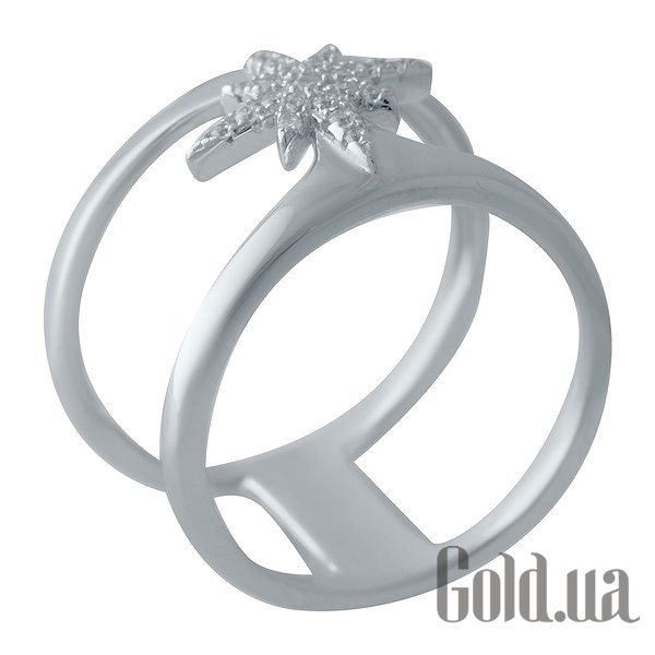 

Женские кольца Fresh Jewelry, Женское серебряное кольцо с куб. циркониями, 17.5