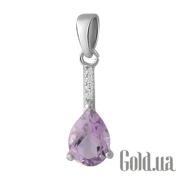 

Женские кулоны Fresh Jewelry, Серебряный кулон с куб. циркониями и аметистом