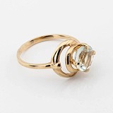 Женское золотое кольцо с кварцем, 1761213