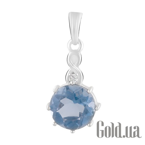 

Женские кулоны Fresh Jewelry, Серебряный кулон с флюоритом и топазом