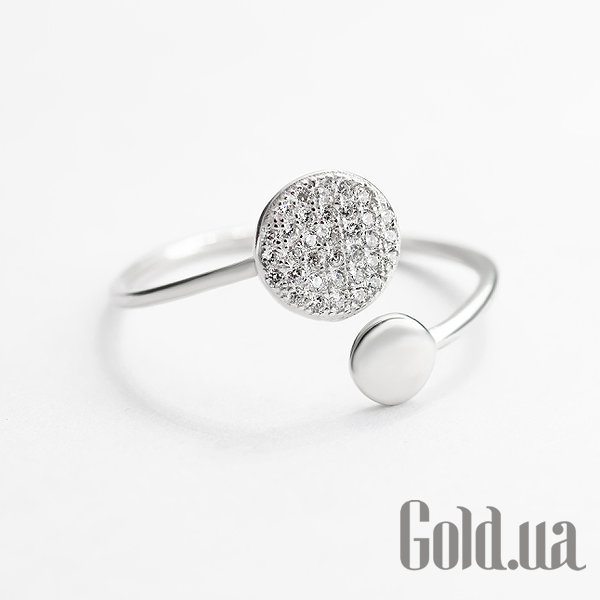 

Женские кольца Silvex925, Женское серебряное кольцо с куб. циркониями, 17