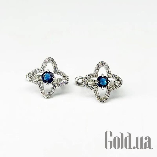 

Серьги Silvex925, Серебряные серьги с куб. циркониями