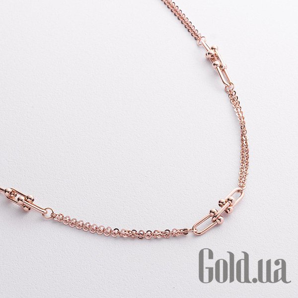 

Колье Украина, Золотое колье с куб. цирконием, 45