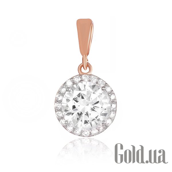 

Женские кулоны Silvex925, Серебряный кулон с куб. циркониями в позолоте