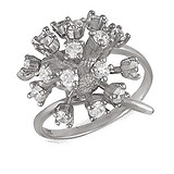 Женское серебряное кольцо, 072125