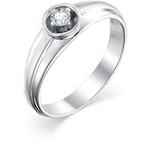 Золотое кольцо с бриллиантом, 1605566