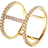 Женское золотое кольцо с бриллиантами, 1662142