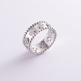 Женское серебряное кольцо с куб. циркониями (onx111999), фотографии