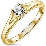 Золотое кольцо с бриллиантами, 1685438