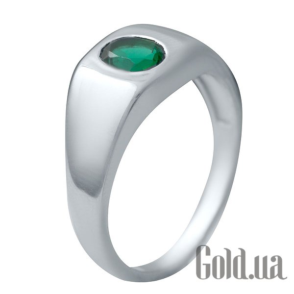 

Женские кольца Fresh Jewelry, Женское серебряное кольцо с синт. изумрудом, 18