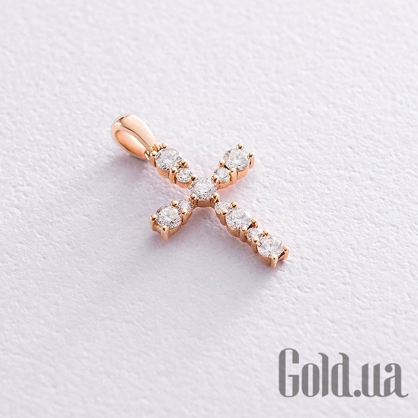 

Кулон-крестик Украина, Золотой кулон с бриллиантами