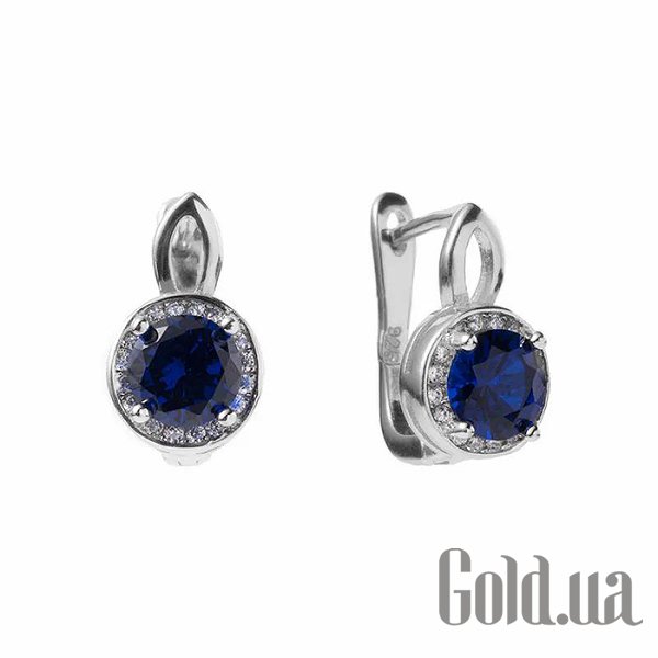 

Серьги Silvex925, Серебряные серьги с куб. циркониями