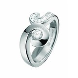 Pierre Cardin Женское серебряное кольцо с куб. циркониями, 051902