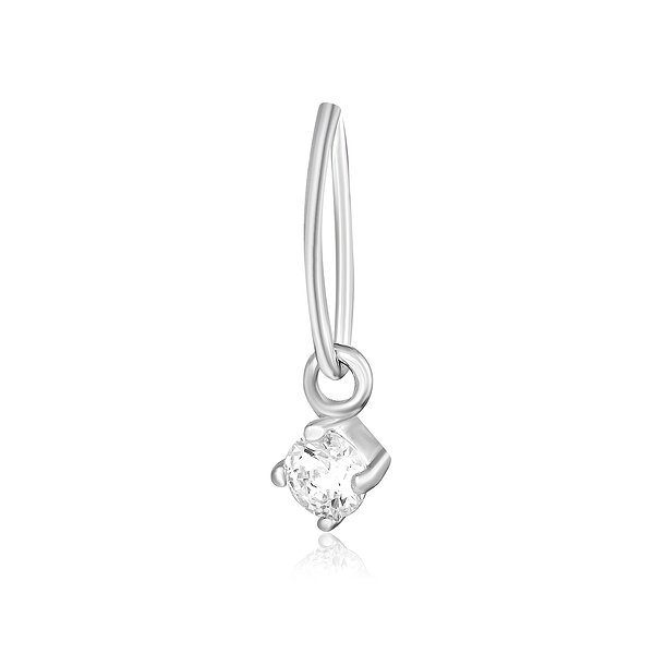 Серебряный кулон  с цирконием Swarovski Zirconia