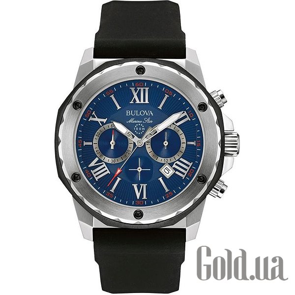 

Швейцарские часы Bulova, Мужские часы Marine Star Chronograph 98B258
