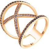 Женское золотое кольцо с сапфирами, 1668543