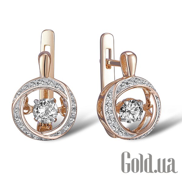 

Серьги Lurie Jewelry, Серебряные серьги с куб.циркониями