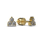 Золотые серьги с бриллиантами, 1768639
