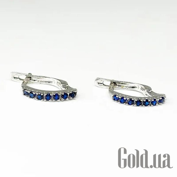 

Серьги Silvex925, Серебряные серьги с куб. циркониями