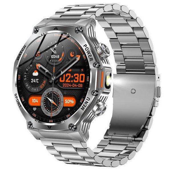 UWatch Смарт часы Smart Surf X Pro Silver Steel 3382
