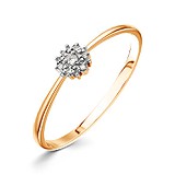 Золотое кольцо с бриллиантами, 1513408
