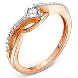 Золотое кольцо с бриллиантами, 1553856
