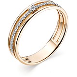 Золотое кольцо с бриллиантами, 1605824