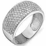Золотое обручальное кольцо с бриллиантами, 1634496
