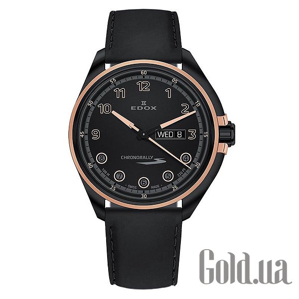 

Швейцарские часы Edox, Мужские часы Chronorally-S Day/Date 84301 37NRCN NNR