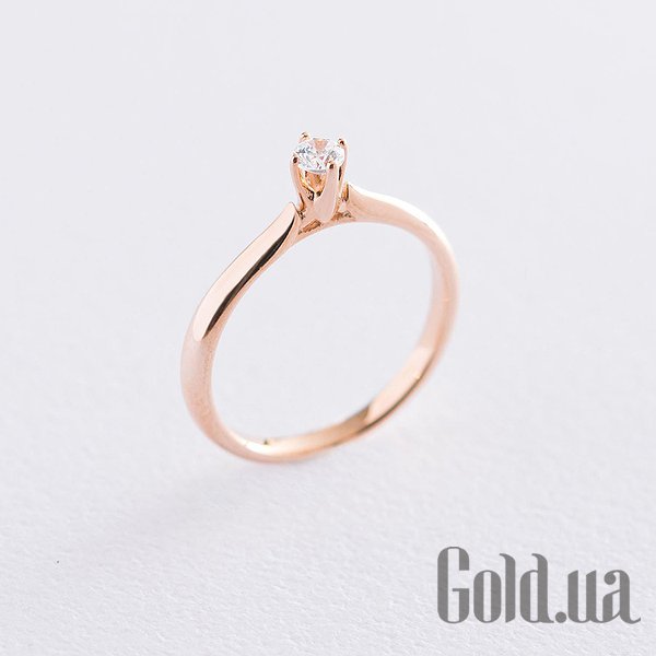 

Кольцо Украина, Золотое кольцо с Swarovski Zirconia, 17