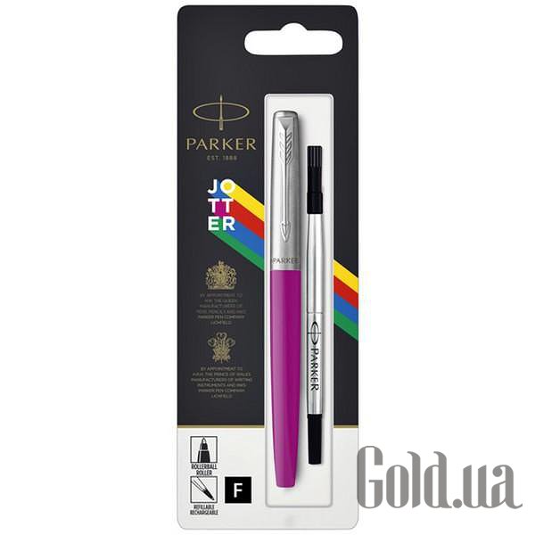 

Ручка Parker, Ручка-роллер Jotter 17 Plastic Pink CT RB блистер 15 526