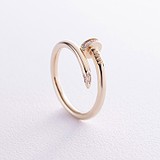 Женское золотое кольцо с бриллиантами "Гвоздь", 1778880