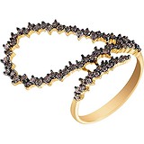 Женское золотое кольцо с бриллиантами, 1661633