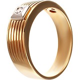 Мужское золотое кольцо с бриллиантом, 1691585