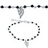 Жіночий Срібний браслет зі шпинелями - фото 1