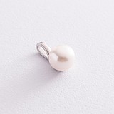 Срібний кулон з культив. перлами, 1796546