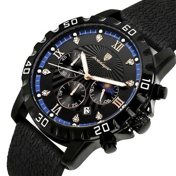 Poedagar Мужские часы Extra Prestige Black 3878 bt3878