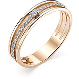 Золотое кольцо с бриллиантами, 1605827