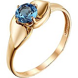 Женское золотое кольцо с топазом, 1650115