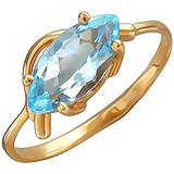 Женское золотое кольцо с топазом, 1666243