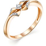 Золотое кольцо с бриллиантами, 1704643