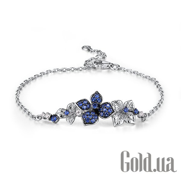 

Женские браслеты Lurie Jewelry, Женский серебряный браслет с куб. циркониями, 19