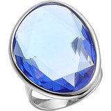 Женское серебряное кольцо с ювелирным стеклом, 1645252