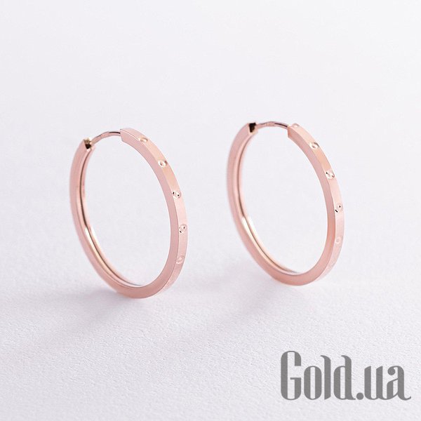 

Серьги-кольца Украина, Золотые серьги