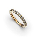 Золотое обручальное кольцо с бриллиантами, 1768388