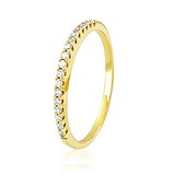 Золотое обручальное кольцо с бриллиантами, 288452