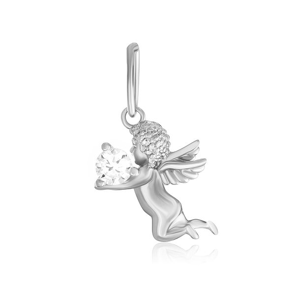 Срібний кулон з куб. цирконієм