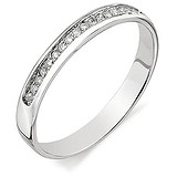 Золотое обручальное кольцо с бриллиантами, 1553605